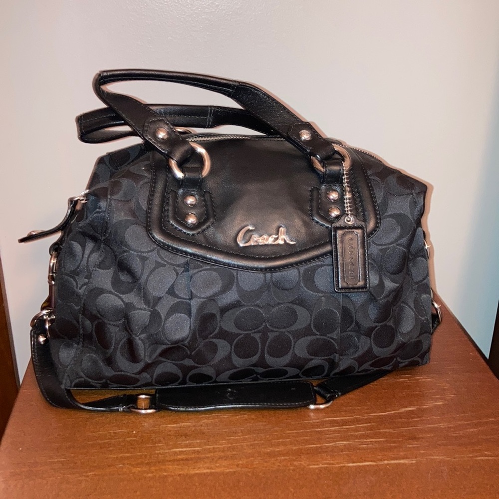 Coach black purse